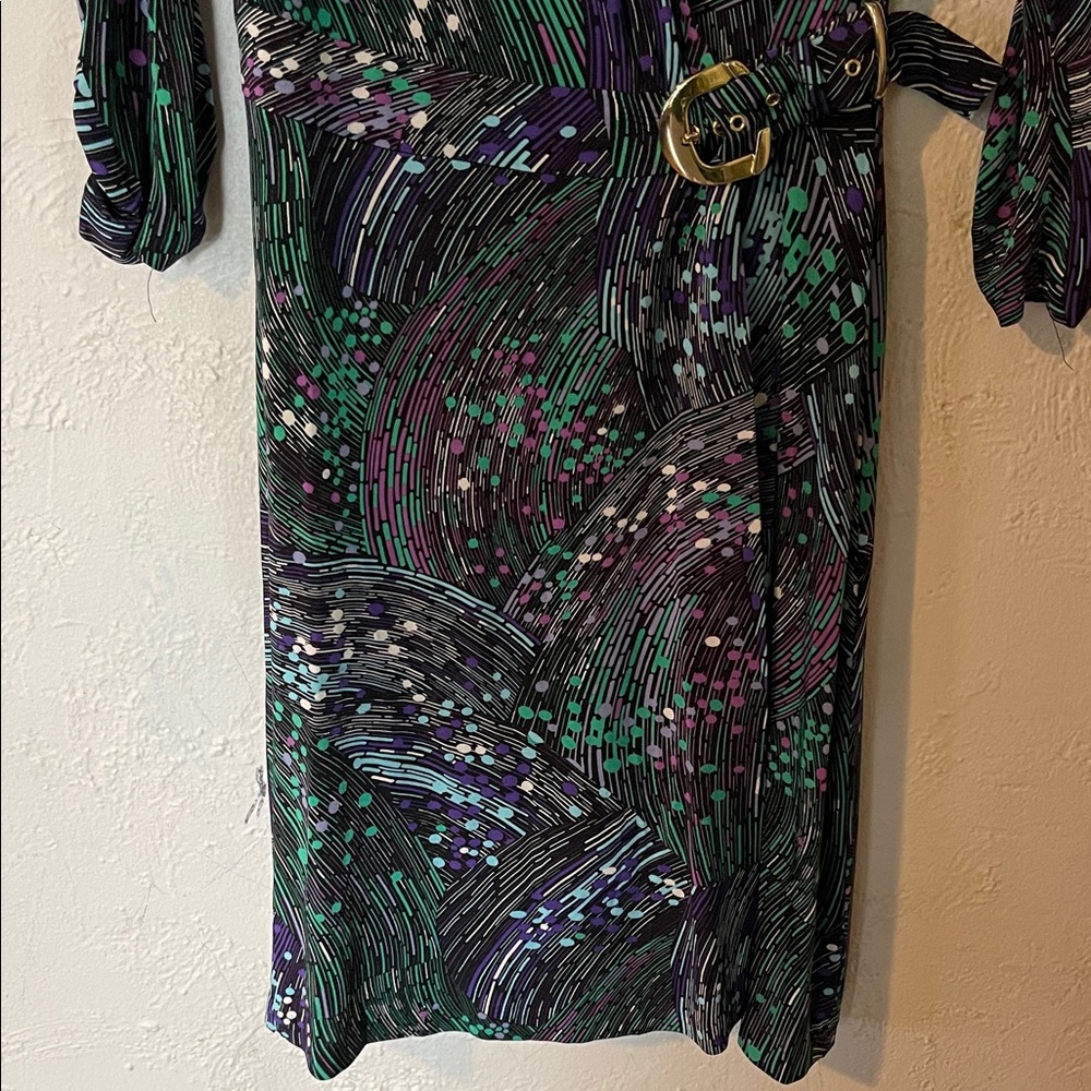 Cache Elegant Multicolor Wrap Dress - image 2